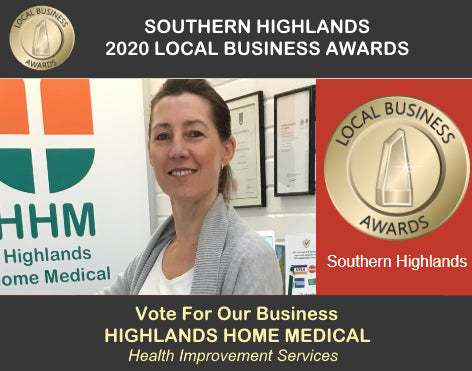 Vote for us in the Southern Highlands 2020 Local Business Awards
