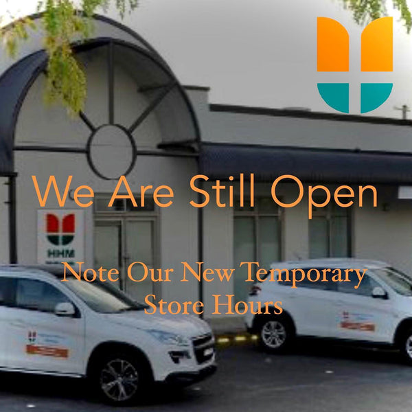 We are still open - New temporary store hours